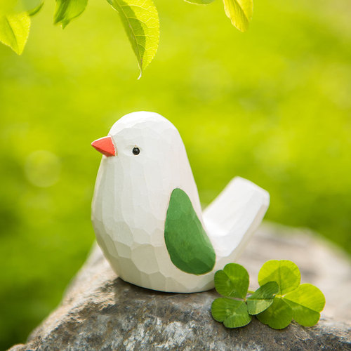 Little Fat Bird wooden ornaments wooden children's toys decorations gifts office living room diy ornaments
