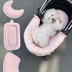 ペットの外出の車の縁のクッションの部品の3つのセットのクッションの汚れ防止の囲いの枕のペットの車の汚れ防止のマット