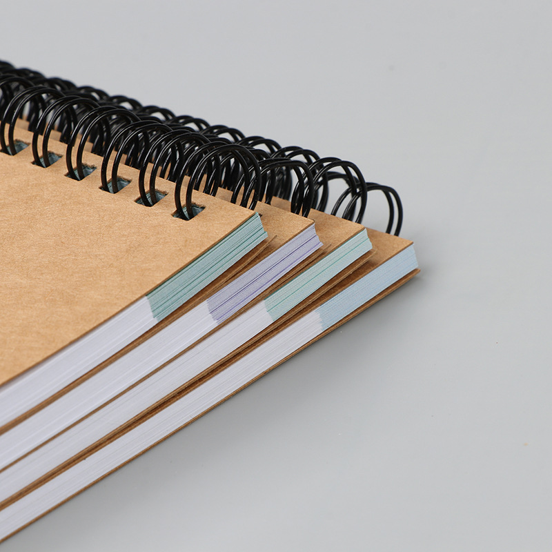 Traje de cuatro colores flip-up cuaderno espesa estudiante plan diario cuaderno simple portátil al por mayor