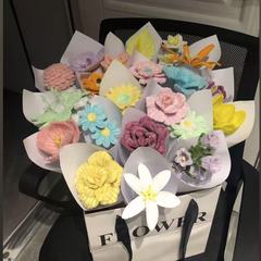 泉州のほとりの女性のヘアピンの花の飾りのツイストスティックdiy材料は手作りの花束を包んでいます。