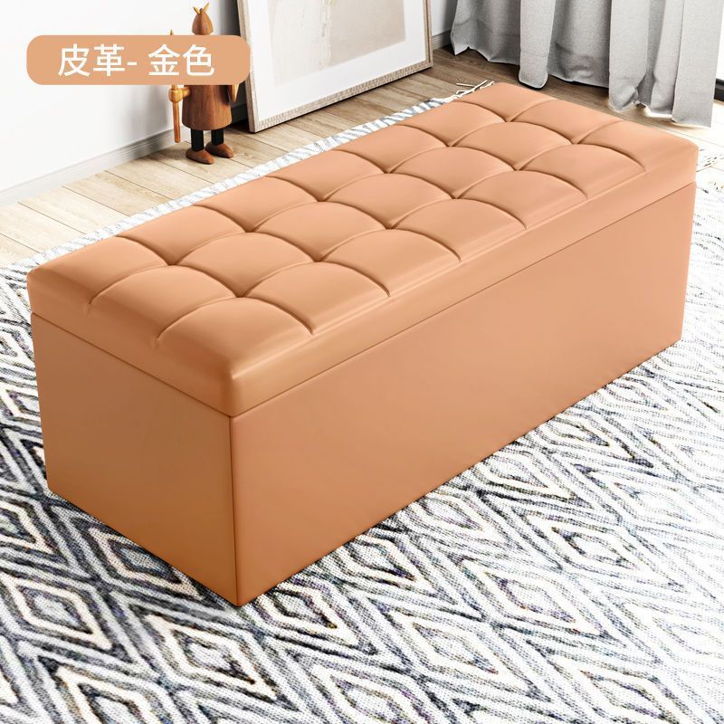 洋服屋の試着室の長いソファーの腰掛けの収納棚の長方形の靴の腰掛けの家の入り口は大人に座ることができます。|undefined