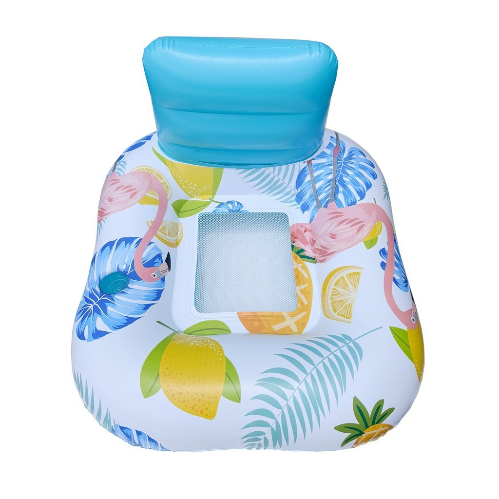 Inventario transfronterizo para aumentar el anillo de natación de flores flamencos con sequinilla, anillo de natación inflable para hombres y mujeres. image 16