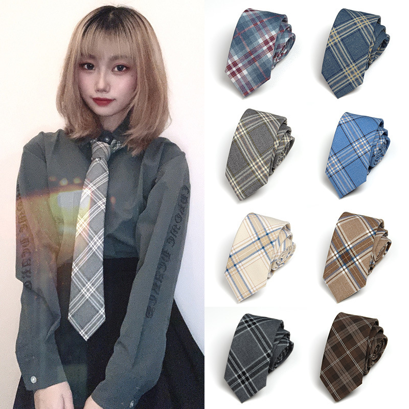 Tie Women's Shirt Accessories Japanese Jk Uniform Original Student College Style School Uniform Hand-Tied Tie Men's in Stock