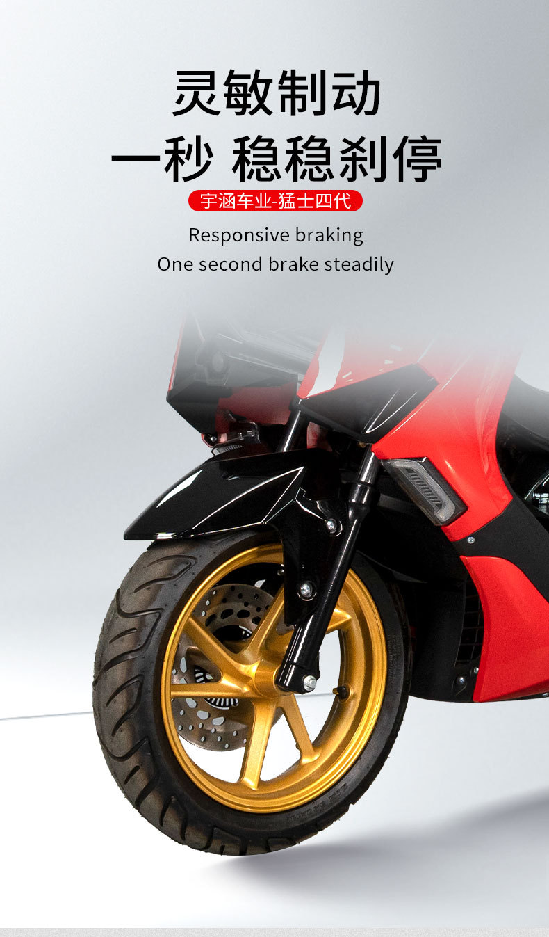 Cross-Border Export of Fuel-Powered Motorcycles, Warrior Fourth-Generation Scooter, Off-Road Motorcycle, Scooter, Direct Export from Foreign Trade