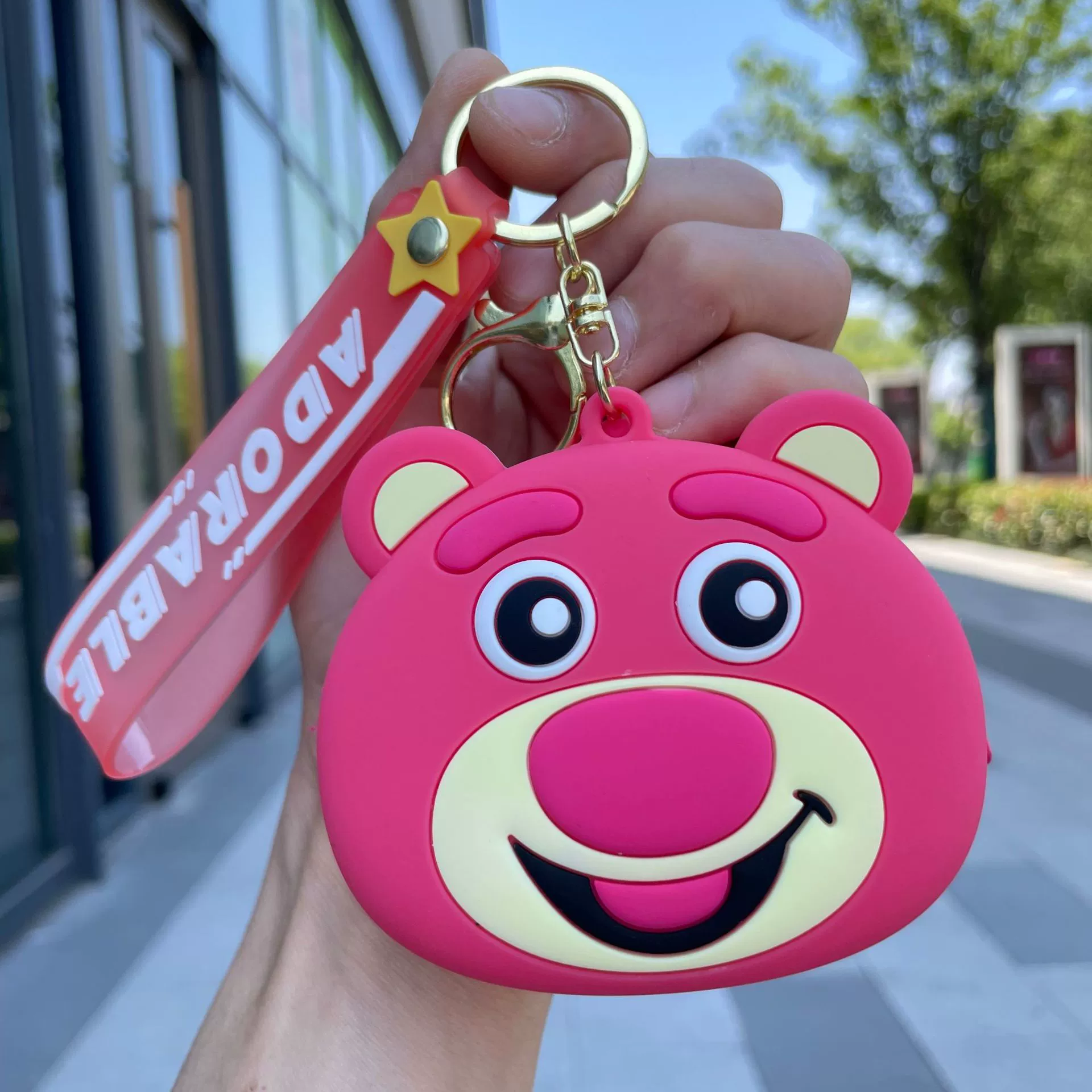 Sanrio силиконовый кошелек, сумочка для ключей, брелок, подвеска, подарок на день рождения