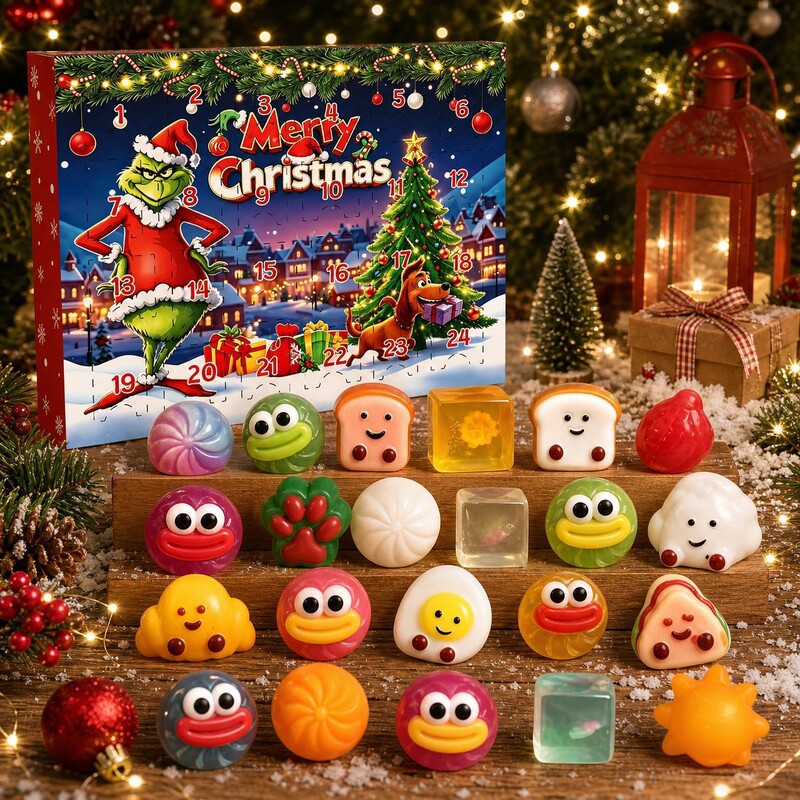 2026 Christmas Advent Countdown Blind Box Building Blocks Squishy Toys Children's Toys Wholesale Squishy Toys 2026 Christmas Advent Countdown Blind Box Building Blocks Squishy Toys Children's Toys Wholesale Squishy Toys