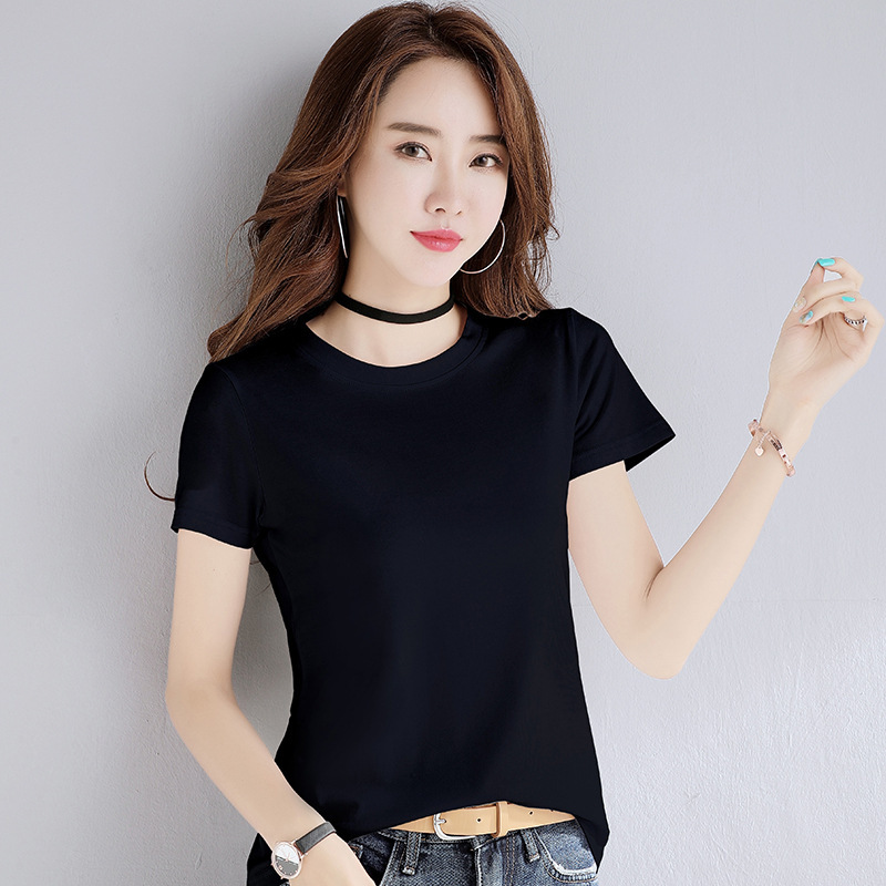 1915 블랙 라운드 넥 프린트 N