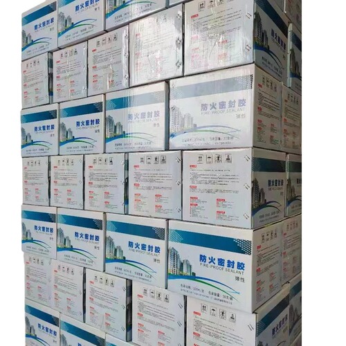Elastic fireproof sealant for glass curtain wall expansion gap filling, flame-retardant sealant, fire-blocking sealant, manufacturer wholesale