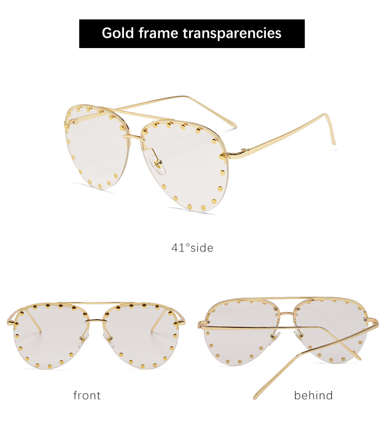 60g Weight Half Frame Glasses Structure Sunglasses Classification PC, UV400 Protection Lens Material toad glasses Glasses Style Outdoor, Beach Occasion Geometric Pattern Unisex Gender Vintage Style, Classic Style Style Vintage Style Classic Style Geometric PC UV400 Protection Toad Glasses Half Frame Women's Sunglasses 13