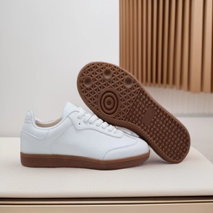 2025 New Retro Versatile Microfiber Leather Training Shoes Large Size Men's Shoes Classic Pod Custom-Made One Piece