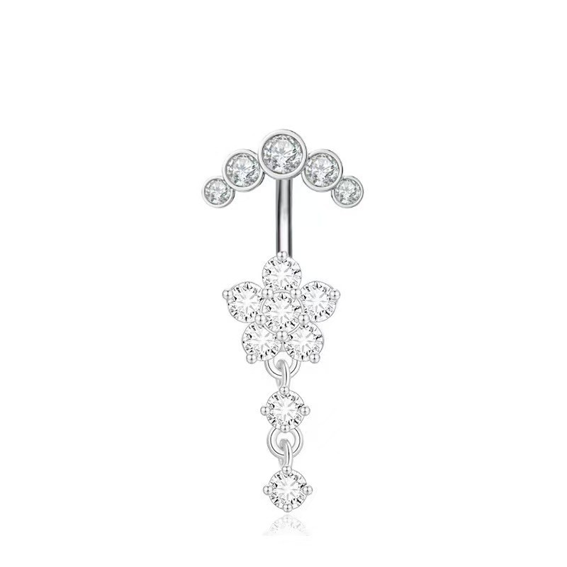 Pointed titanium steel lip stud product view