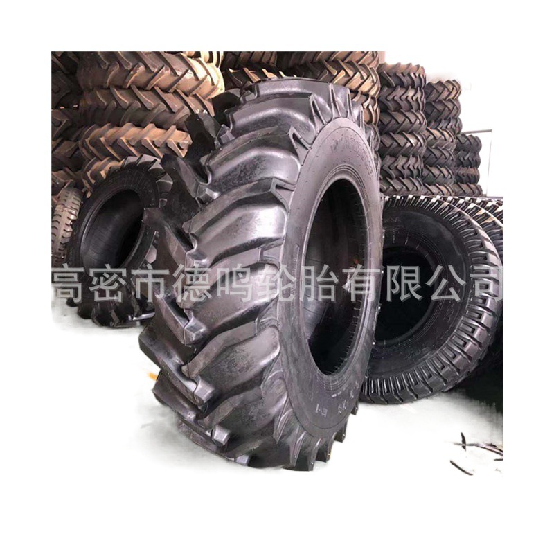 Neumático de espiga encriptado 16,9-28 neumático de espiga agrícola de alta potencia tractor rueda delantera engrosamiento de neumáticos