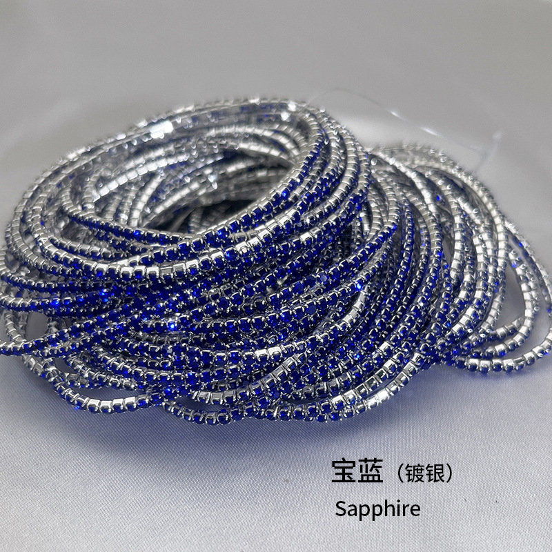 14 사파이어 블루 실버 도금