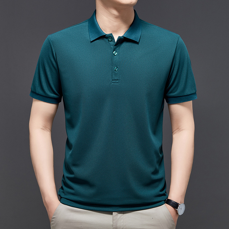 240g新款POLO衫男短袖t恤翻领男装夏季半袖棉上衣2025夏款体恤|undefined