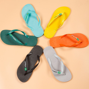 Brazilian Slippers Flip-flops Men's Flip-flops Non-slip Wear-resistant Soft Bottom Famous Brand Beach Fashion Waterproof Summer Swimming