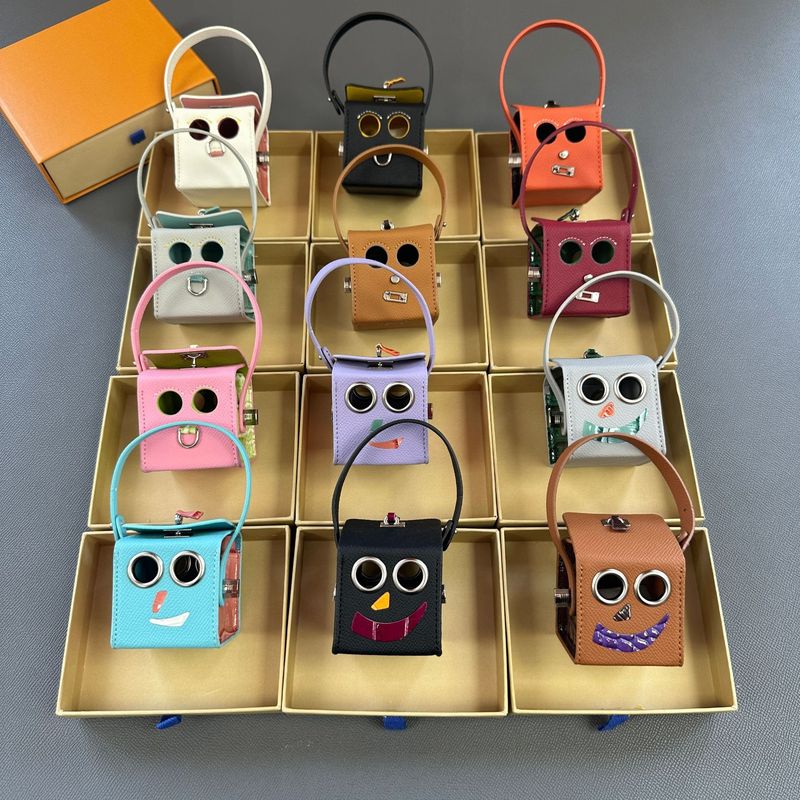 新品ミニロボット小さなバッグストラップハロウィーンのテーマ正方形ボックスストラップかわいいイヤーバッグPetit|undefined