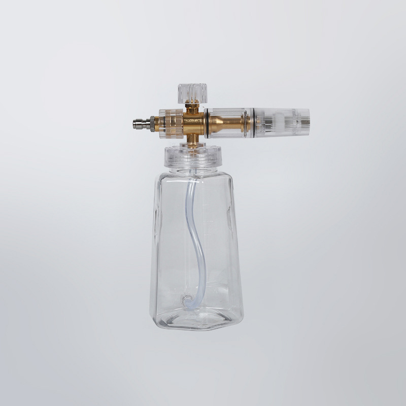 透明大嘴泡沫壶 高压洗车机PA壶 高压清洗水枪泡沫发生器