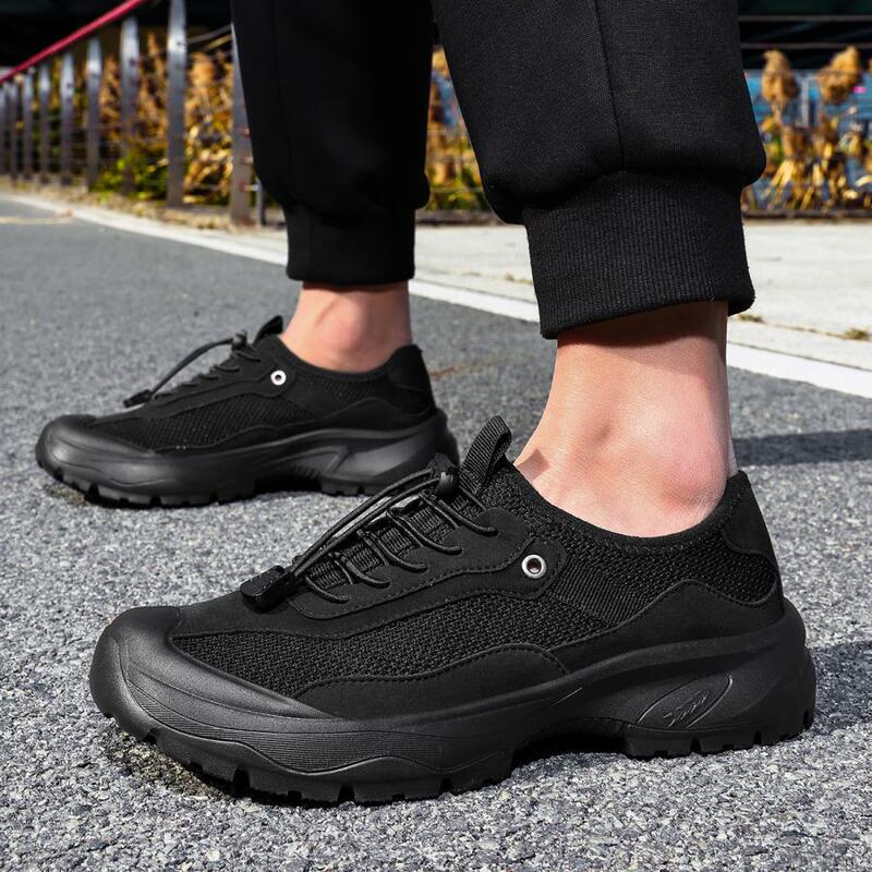 Foreign Trade Men's Shoes 2026 Summer New Style Breathable Mesh Slip-On Outdoor Casual Comfortable Walking Sneakers