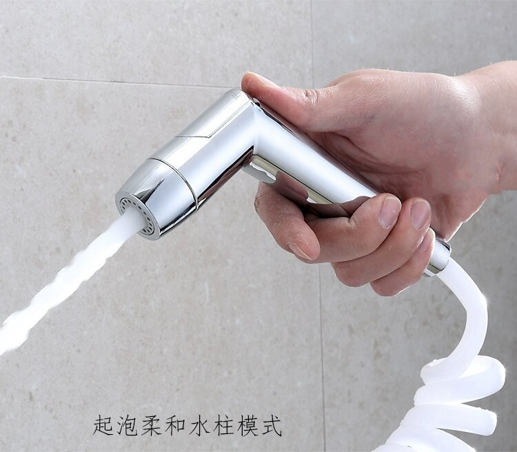 Cross-border toilet companion set, US standard 304 stainless steel bidet set, universal two-speed chrome-plated toilet spray gun undefined