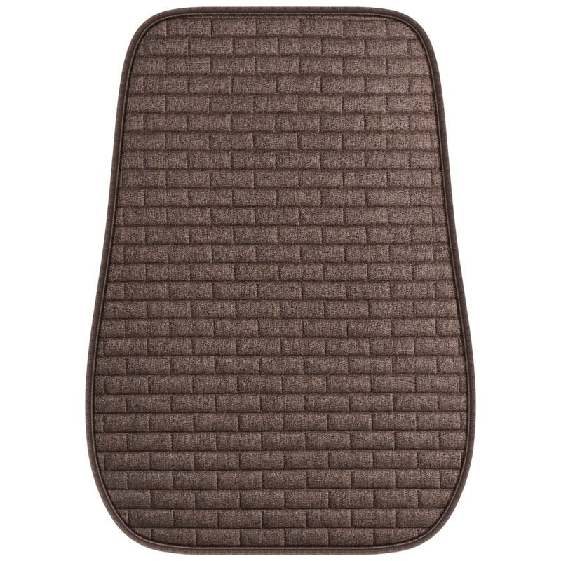 Seat cushion, seat cover – Universal Seat Cushion Set - brick-linen-single-backrest-coffee