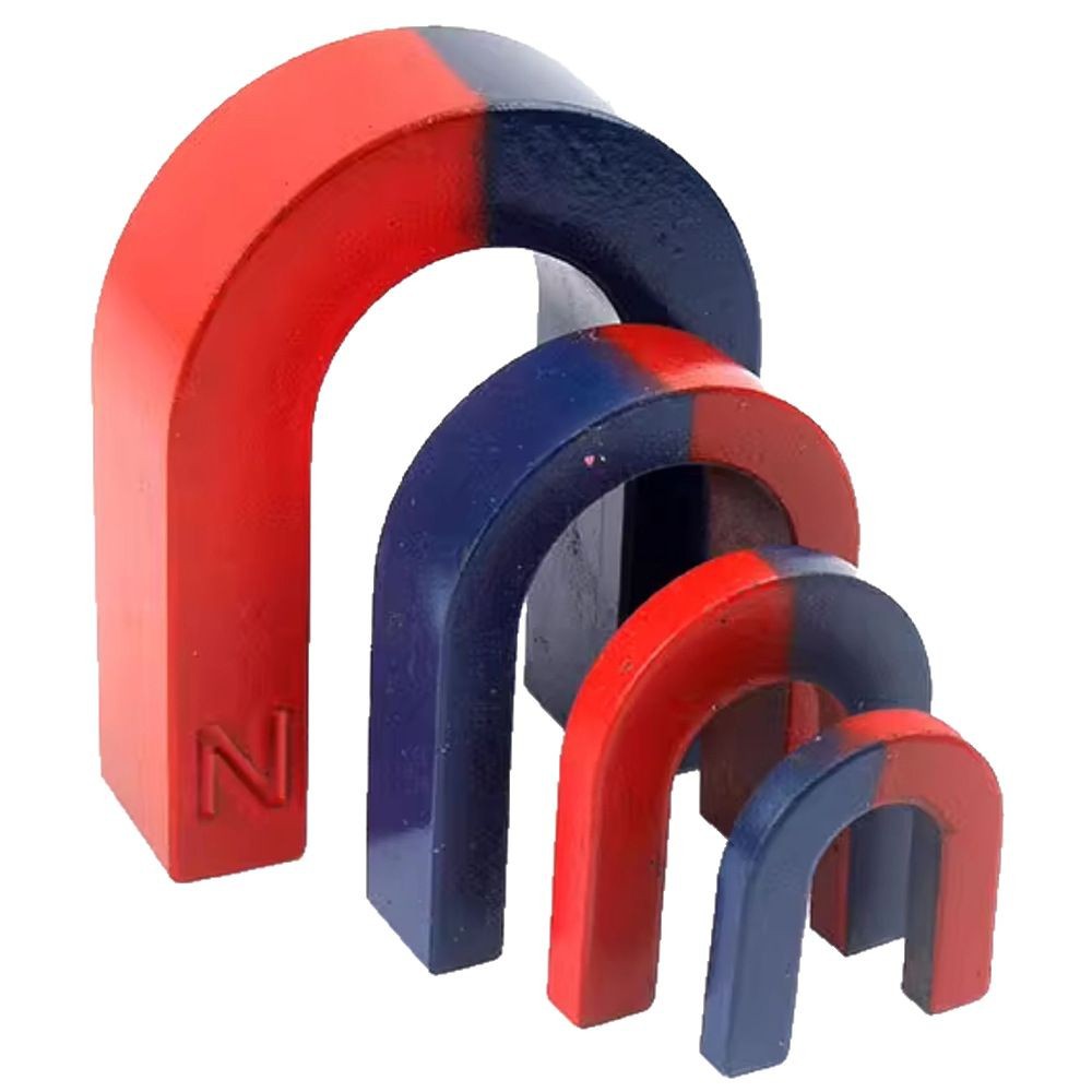 U型教具磁铁 U95*63*10*17高中生实验室物理吸铁石教具强力磁铁