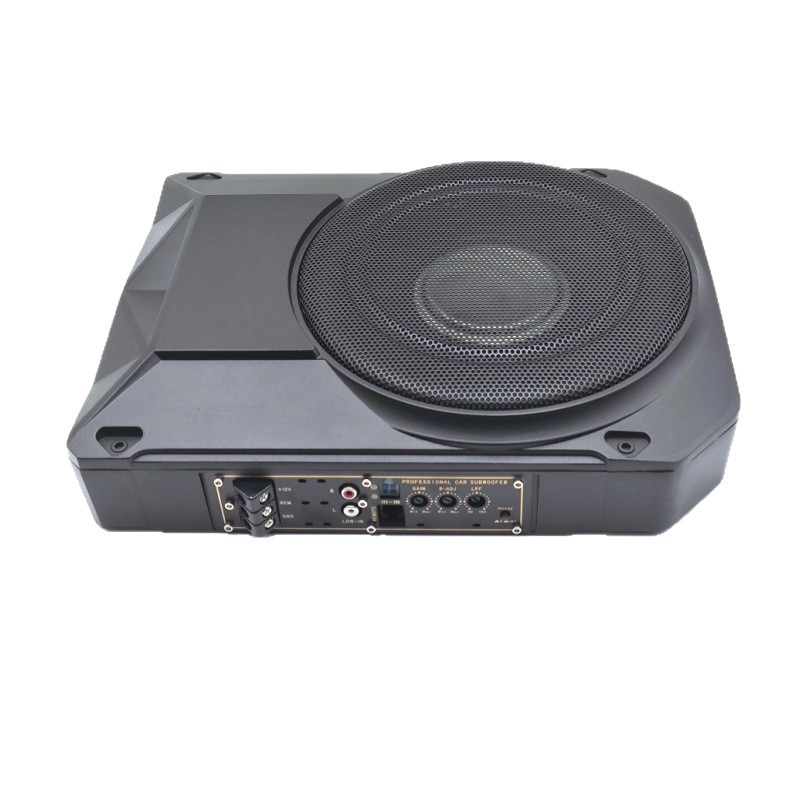 12V Universal Car Subwoofer High-Power Audio Modified Car Ultra-Thin Aluminum Alloy Subwoofer 10inch Active