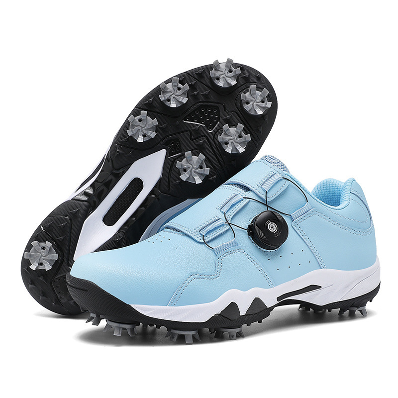 골프 신발 여성의 새로운 회전 버클 편안한 통기성 스포츠 골프 훈련 신발 여성 신발