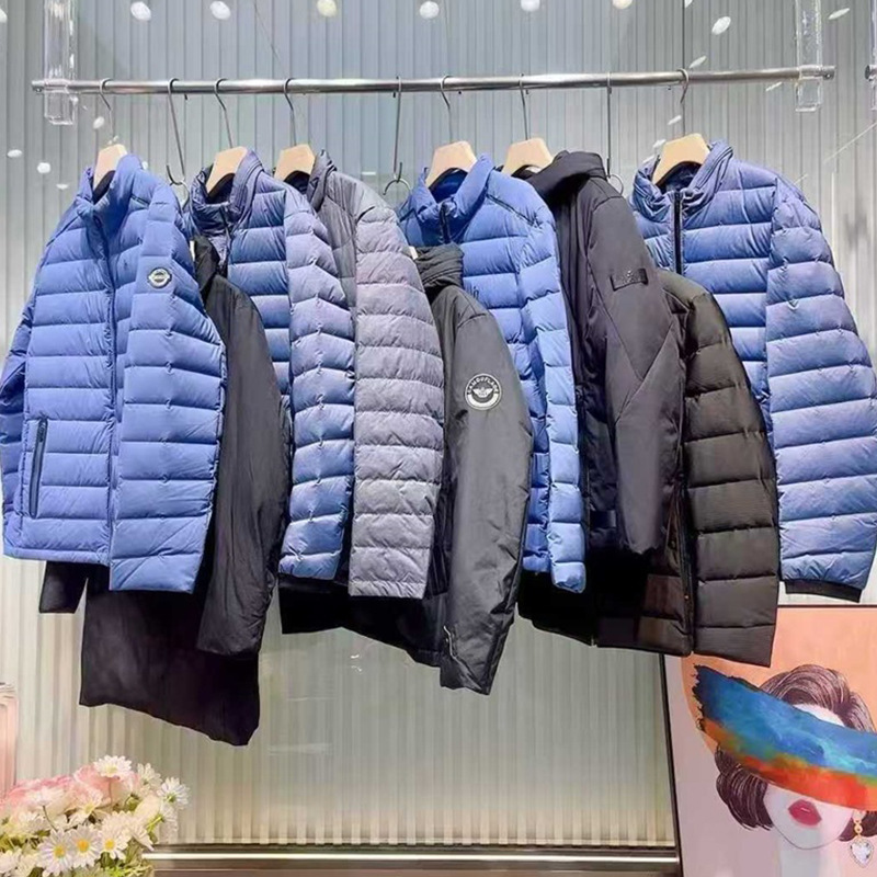 Hailan 25 Winter Collection Men's Simple and Comfortable Stand Collar Warm down Jacket Brand Discount Live Sale Direct Supply Hailan 25 Winter Collection Men's Simple and Comfortable Stand Collar Warm down Jacket Brand Discount Live Sale Direct Supply