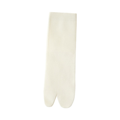 Women's two-finger split-toe socks for women in spring and summer, simple solid color, cute thumbs apart, mid-tube clogs cotton socks