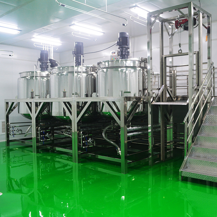 不锈钢搅拌罐 免洗凝胶消毒水设备 酒精搅拌锅洗手液搅拌锅