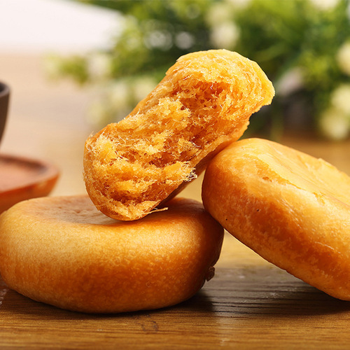 Friend Chen Bulk Wholesale Traditional Cakes Snacks for Hunger Stomach Filling Students Office Workers Breakfast Food Original Flavored Meat Floss Cakes