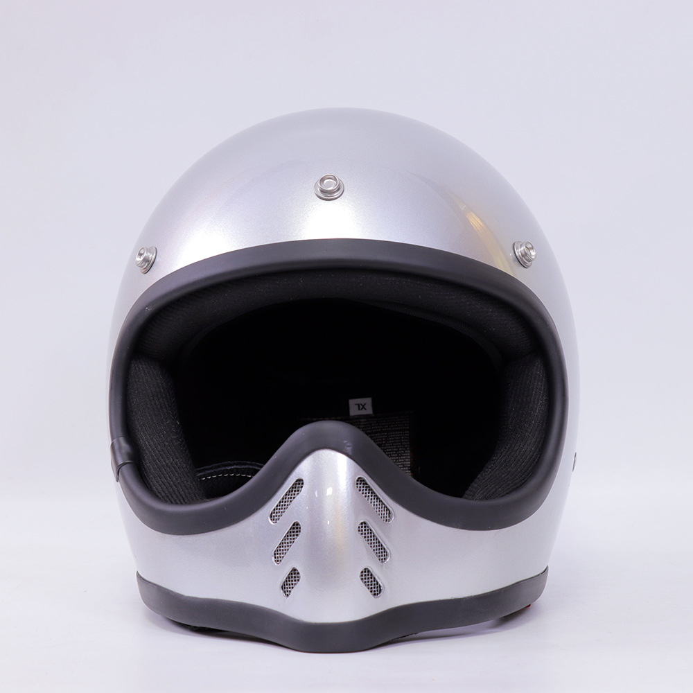 Japanese-Style Pointed Helmet Retro Cruiser Rider Helmet Motorcycle Scooter Fiberglass All-Season Space Full-Face Helmet