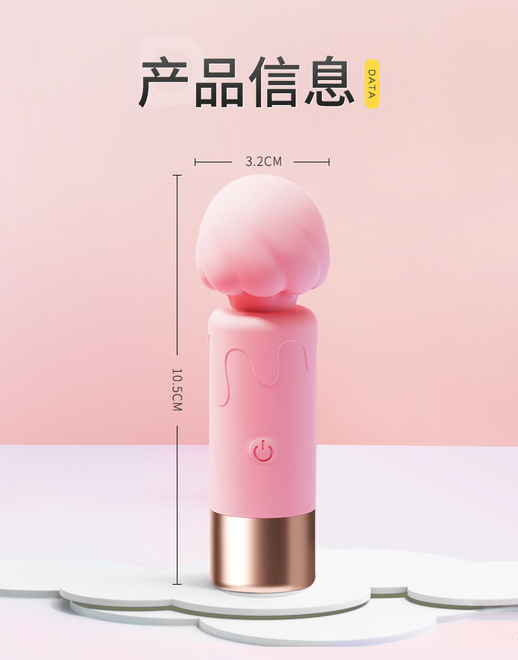 Adult Vibrator with One-Button Control, ABS Body, Black, Rechargeable-Style Intimate Toy — detail image 33