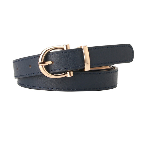 New women's belt belt Korean style women's simple pu leather decorated jeans belt student belt manufacturer batch