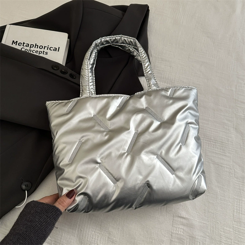 Capacious winter universal brand one-shoulder bag for leisure