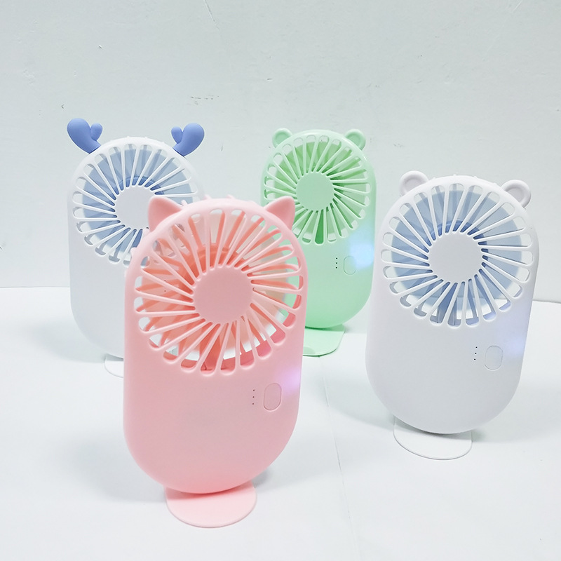 Large Wind Power USB Charging DIY Gift Printable Logo Outdoor Portable Handheld Mini Fan