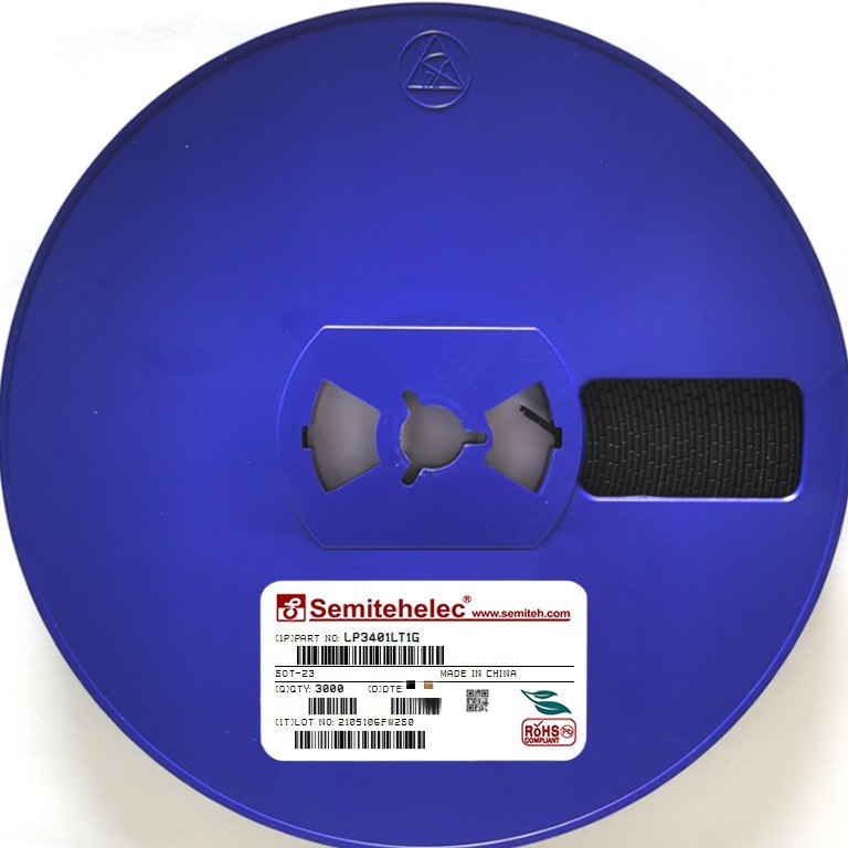 LP3401LT1G 30V P-Channel MOSFET SEMITEH 全新原装正品
