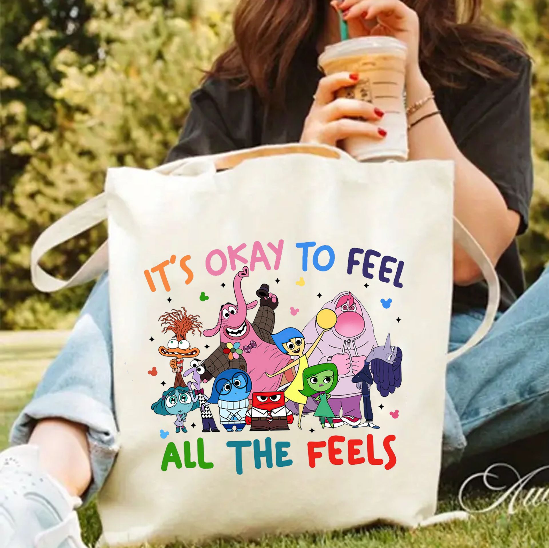 欧美跨境外贸独立站亚马逊IT'S OKAY TO FEEL帆布包 休闲包