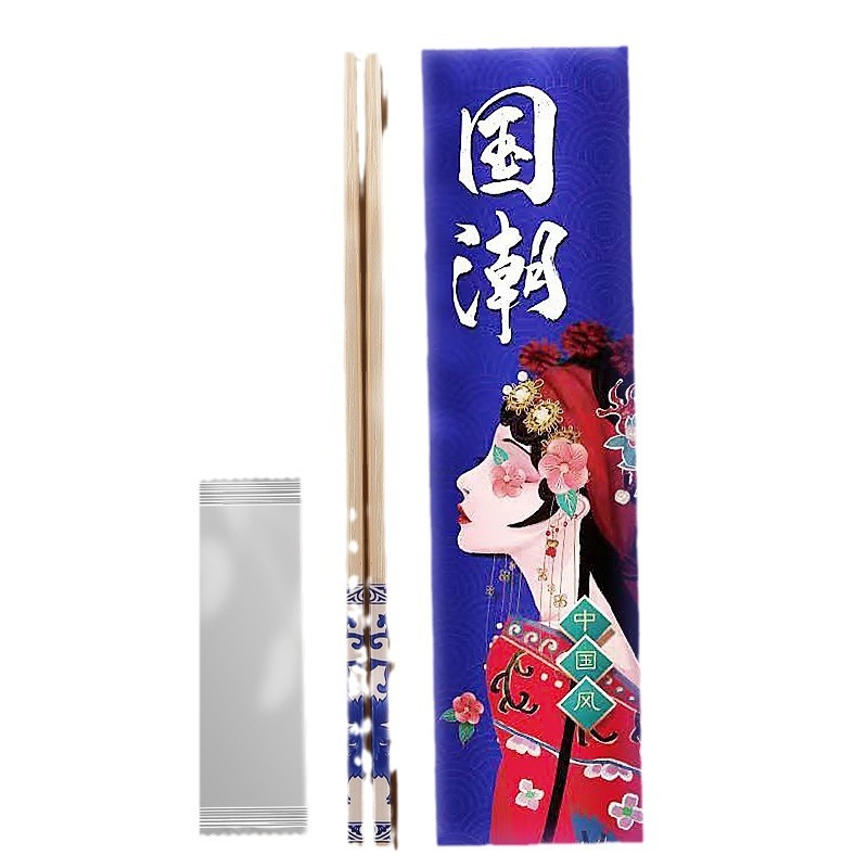 使い捨て食器セット、食事袋、箸、ウェットティッシュ、デンタルフロス、ファーストフードテイクアウト食器セット3点セット、ロゴ入り|undefined