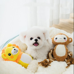 Amazon dog vocal toys, bite-resistant and molar-resistant pet training puppies, golden retriever, large dog doll supplies