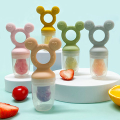 Woxing's new Mickey Le Baby Fruit & Vegetable Feeder — Silicone Teething Toy for Toddlers to Chew and Enjoy Fruits & Vegetables