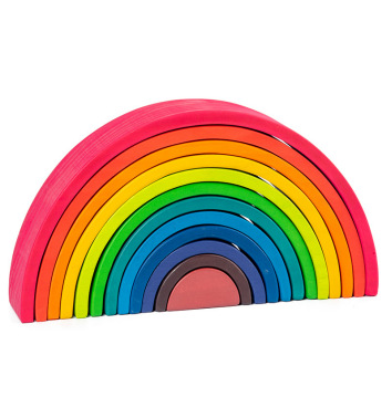 Grandes bloques de construcción de arco iris 1.66kg