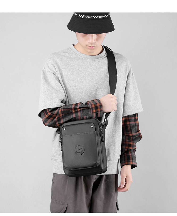 The new cross-border travel crossbody men's bag trend, single-shoulder bag, large-capacity casual men's single-shoulder small cross bag undefined