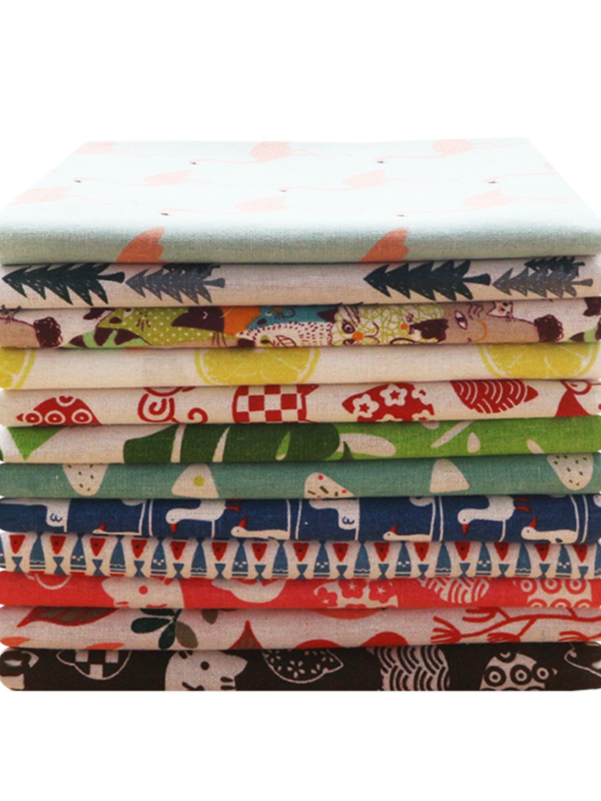 tela de algodón ins tela de lino tela de mesa cortina tela de tela sofá tela hecha a mano