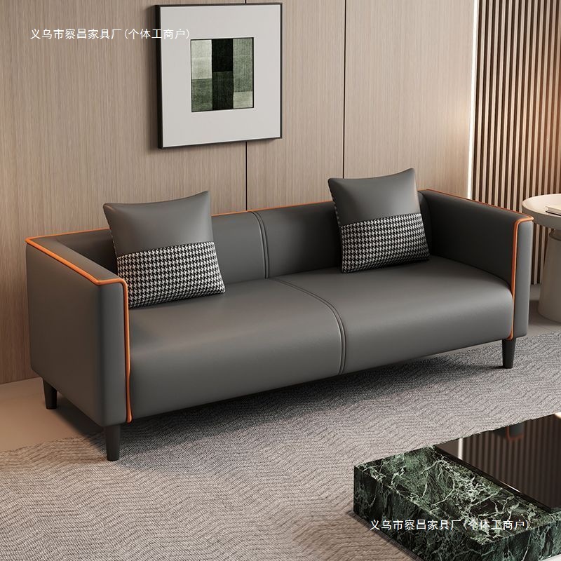 Small sofa for small apartments, Nordic minimalist modern style, suitable for rental rooms, simple and trendy, double or triple-seater, fabric sofa for living rooms