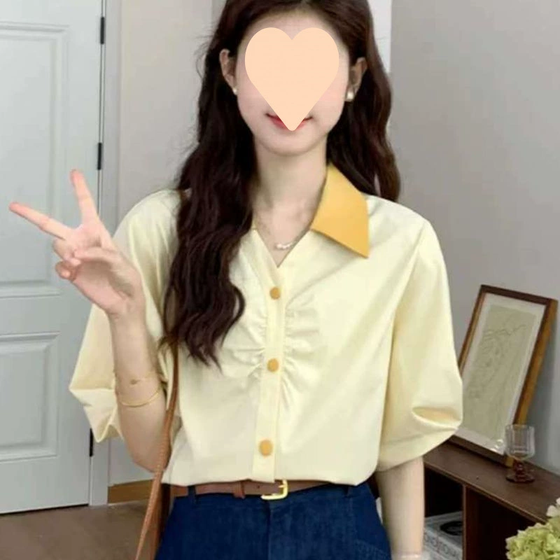 Женские рубашки лето 2025, новая мода, стильные молодежные топы, уникальные шикарные универсальные модные топы