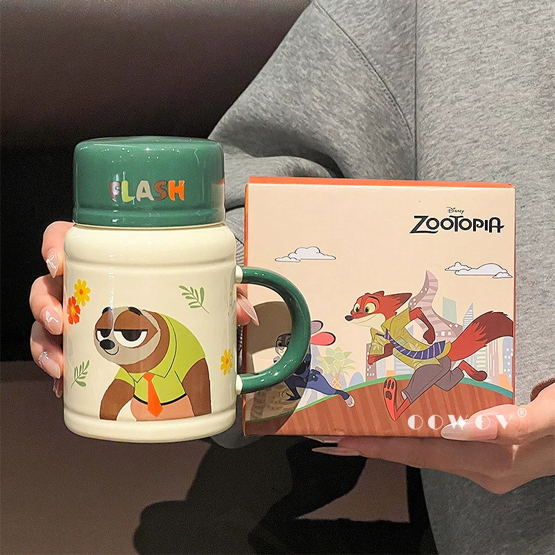 Потолок из керамики Зootopia Джуди Ника керамическая кружка дома милая ценная молочная чашка кофе с крышкой
