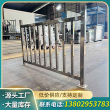 桥梁河道不锈钢护栏201复合钢管人行道防撞防护围栏304不锈钢栏杆