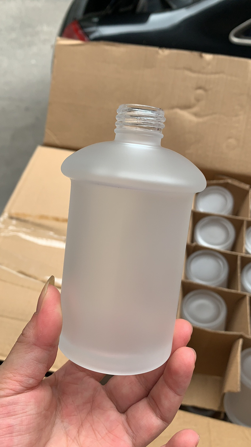 磨纱玻璃瓶玻璃分装乳液瓶卫浴瓶 洗手液瓶按压瓶