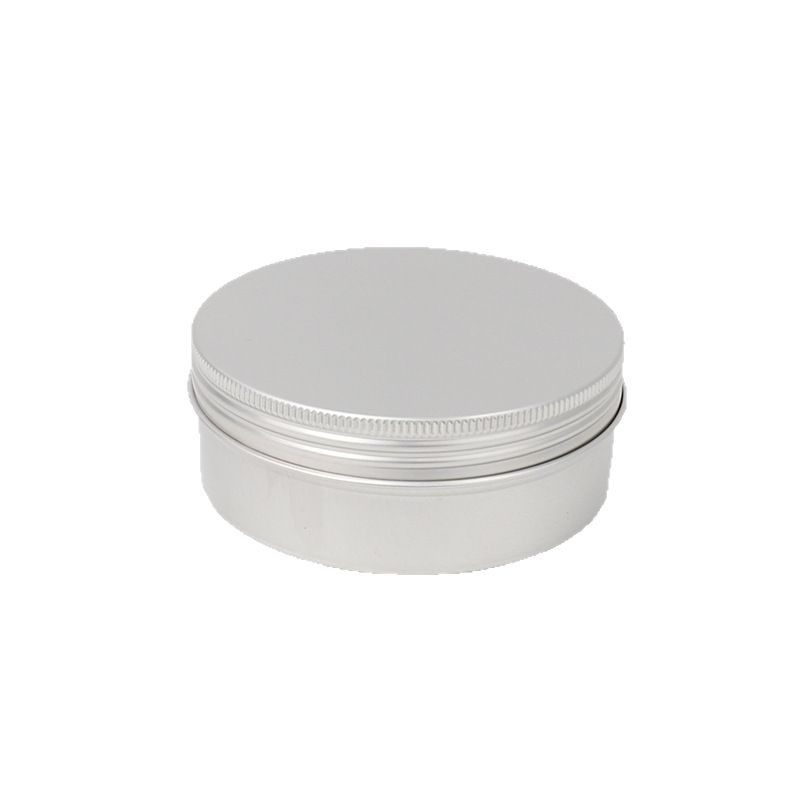 Caja de aluminio roscada de 30g, caja de aluminio sellada, empaque de crema cosmética, frasco de aluminio pequeño, frasco vacío pequeño, frasco